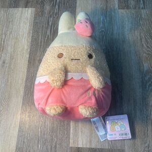 Sumikkogurashi Tapioca Strawberry Series Plush San-X Medium Size